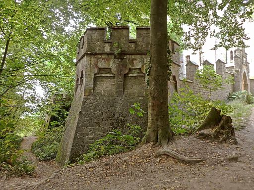 Pfeiler der Burgmauer