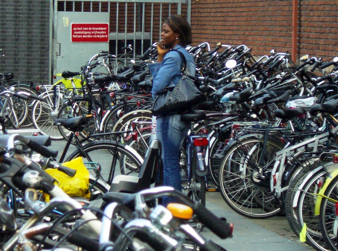 Fietsenstalling in Haarlem