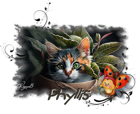 Photo: Phyllis Cute domestic kitten sitting on a leaf_Kiz5 | Dogs ...