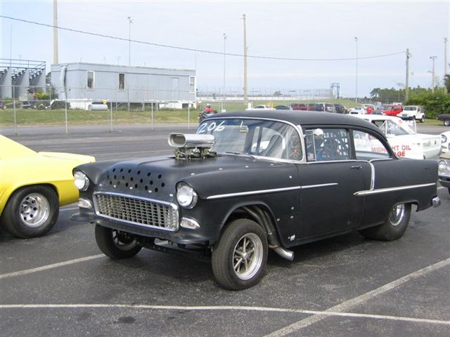 Photo: unknown Lakeland Nostalgia 55 chevy gasser #190 | 55 Chevy ...