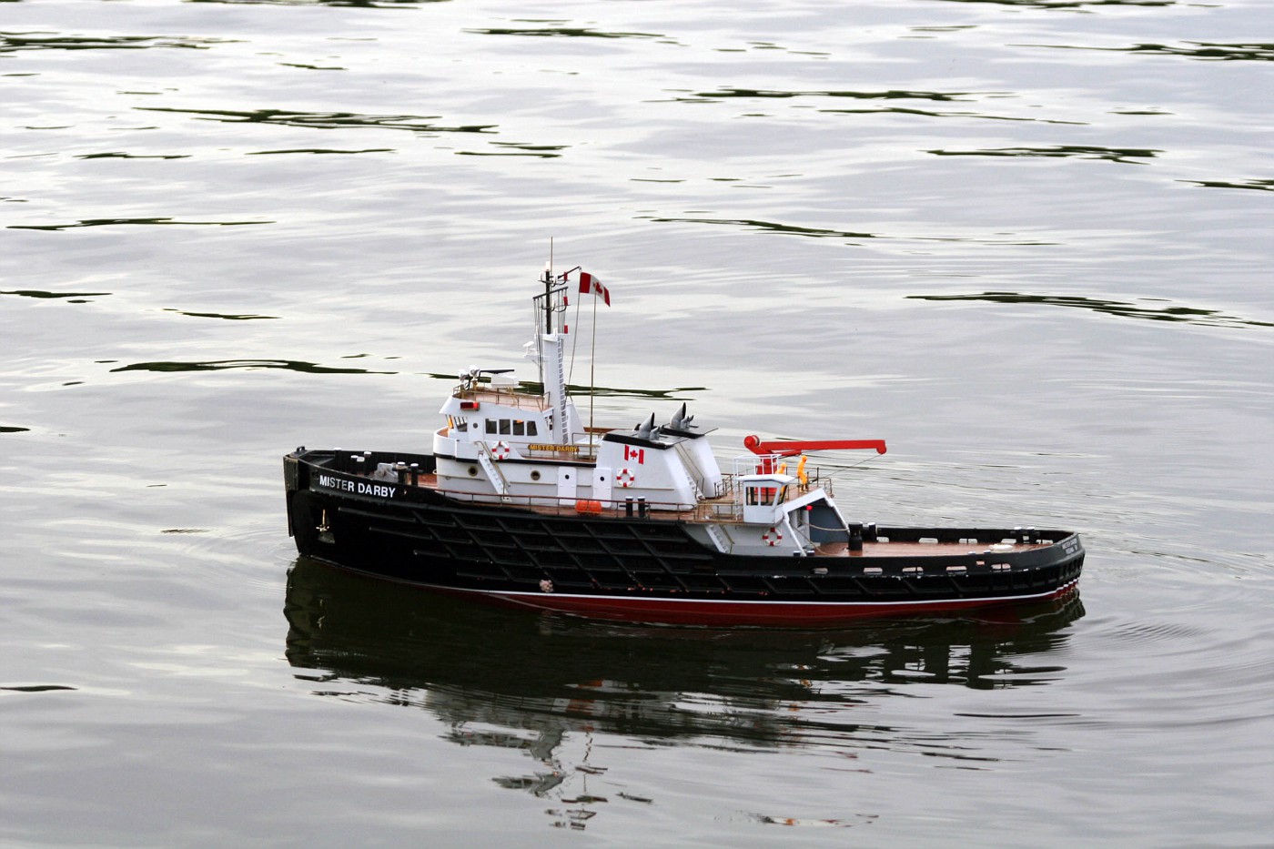 wascana lake miniature tug boat