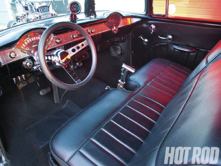Photo Hrdp 1112 08 O 1955 Chevrolet Bel Air Interior Tri