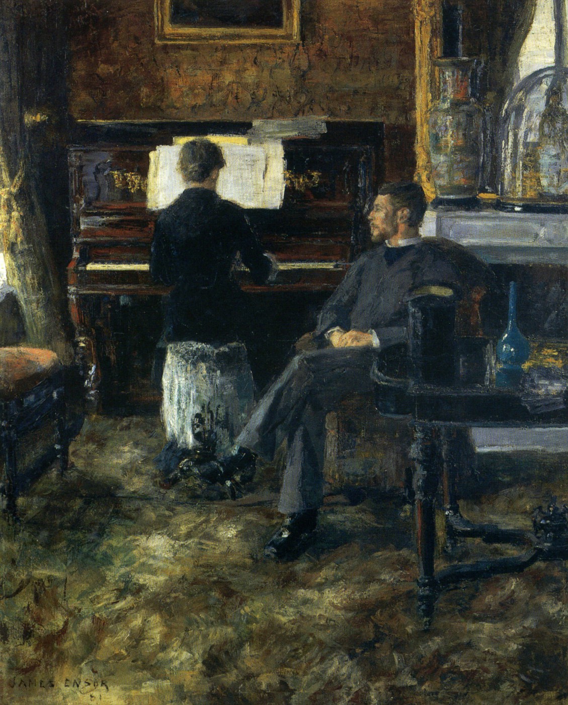 James Ensor – ‘Musique Russe’ (1881).